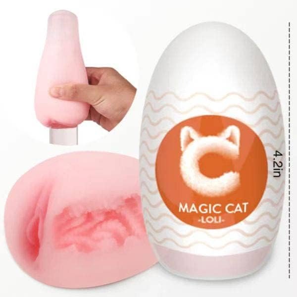 Male Masturbator Egg,Folanvoff Portable And Reusable Pocket Pussy Egg With Realistic Textured Vagina,Ultra Soft Stretchy Male Masturbators Cup,Adult Male Sex Toys For Men With 3D Lifelike Vagina