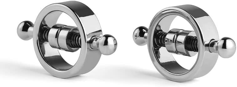 Nipple Clamps Breast Clamps Body Clips Stainless Steel Springs Nipple Toys Non-Piercing Body Jewelry For Women