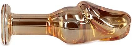 Eastern Delights Glass Pleasure Penis Wand Dildo, Anal Sex Toy Butt Plugs (L) - Image 3