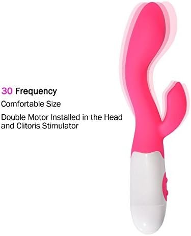 G-Spot Rabbit Waterproof Dildo Vibrator Adult Sex Toys For Women Silicone Clitoris Vagina Stimulator Massager Sex Things For Couples(Pink) - Image 3