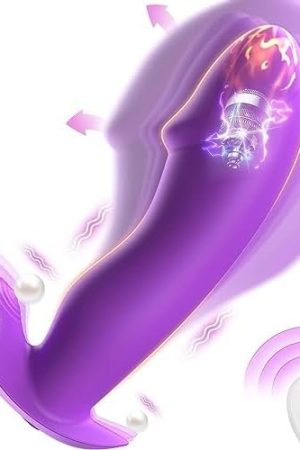 Couple Sex Toys Anal Vibrator Prostate Massager, Mtsige Inflatable Butt Plug With 10 Vibration Modes, Remote Control Dildo Vibrator Gspot Stimulator, Sex Toy For Adult Male Famale Men Women & Couples