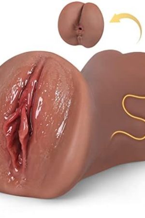 Pocket Pussy Sex Toys For Men - 7.5" Depth Realistic Sex Dolls For Men With Ultra Soft Fleshy Vagina Anus Stroker, Male Masturbators Stroking Toys For Men'S Sex, Mens Penis Training Adult Sex Toys