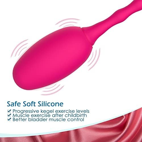 Egg Vibe Bullet - Rose Silicone Bullet Vibrator - 10 Variable Frequencies, Remote Control, Aaa Batteries - Passionate Red Pleasure Toy - Image 2