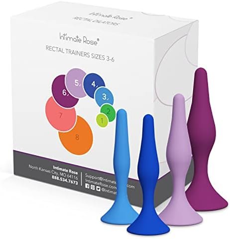 Save 10% On Intimate Rose 4-Pack Rectal Trainers - Size 3-6 & Dilator Handle For Women - For Use With Intimate Rose Dilators Bundle. - Image 2