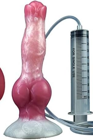Small Medium Size Multi Color Artificial Dog Dildo Squirting Dildo Anal Plug Soft Flexible Strong Suction Silicone Made
