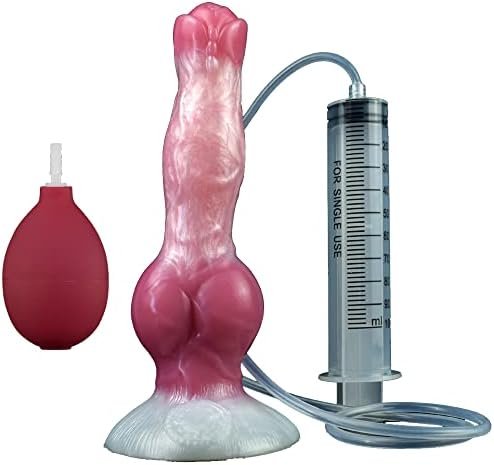 Small Medium Size Multi Color Artificial Dog Dildo Squirting Dildo Anal Plug Soft Flexible Strong Suction Silicone Made