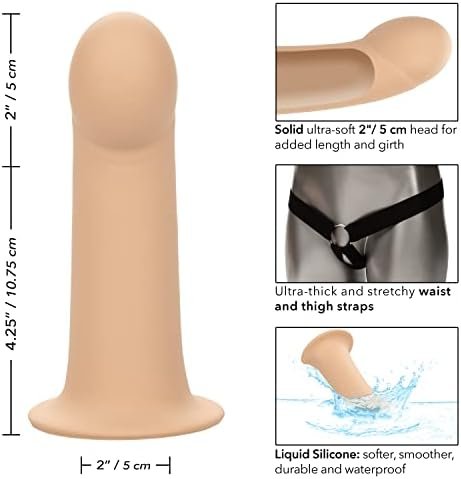 Calexotics Performance Maxx Extension With Harness Strap On Penis Sleeve - Ivory - Se-1633-40-3 - Image 2