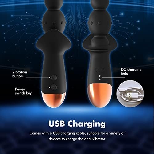 Adults Vibrating Anal Beads Butt Plug, Super Soft Silicone Body With 3 Powerful Motors, 10 Vibration Modes, Anal Sex Toys, Avvolg Anal Vibrator, Anal Plug For Adult Men, Women Or Couples - Image 3