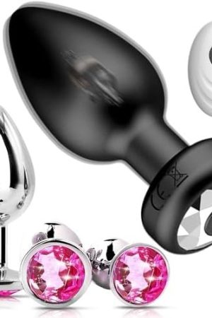Vibrating Butt Plug Anal Plug - 4Pcs Anal Training Kit Remote Control Vibrators With 10 Vibrating Modes, Adult Sex Toys & Games For Woman Men Couples Vibrator Prostate Massager