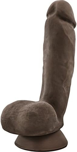 Eden | 8 Inch Long Thick Realistic Skin Dildo | Monster Dildo Sex Toys For Women | Dildo For Gay Men And Dildo For Women | Suction Cup Dildo And Strap On Friendly | Brown Dildo