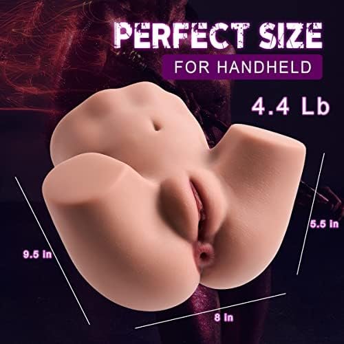 Unszz 4.4Lb Sex Doll Male Masturbators, Pocket Pussy Ass With Virgin Labia Thrusting Anal Sex Stroker, Male Adult Sex Toys For Men Realistic Torso Juguetes Sexuales - Image 3