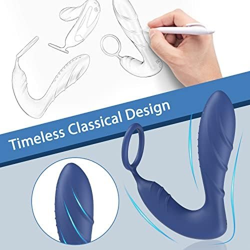 Vibrating Prostate Massager Anal Vibrator - 10 Patterns Anal Plug With Cock Ring, G-Spot Vibrator With Remote, Adult Sex Toys For Men, Women And Couple Pleasure - Image 3