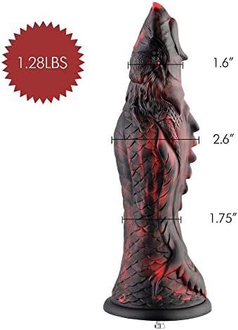 Hismith 7.85” Silicone Dildo, 6.89” Insetable Length, Thick Sex Toys With Kliclok System For Advanced User - Fantastic Series - Image 3