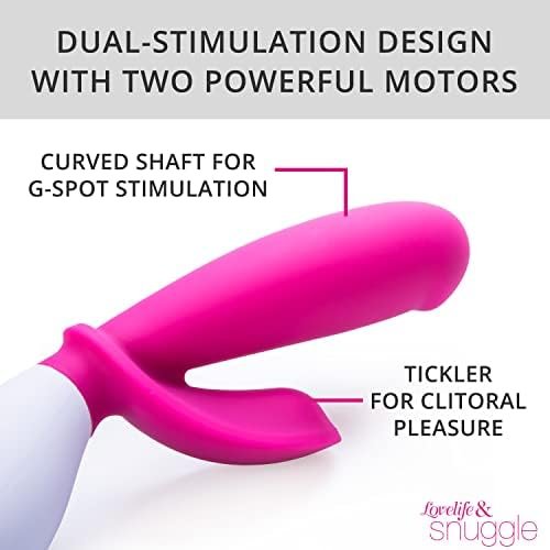 Ohmibod Lovelife Snuggle Vibrator - Dual Stimulation G-Spot Vibrator - Personal Massager For Women - Couple'S Vibrator Seven Presets To Enjoy - Body-Friendly, Rechargeable, Splashproof - Pink - Image 3