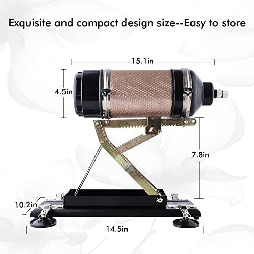 Hismith Mini Sex Machine Thrusting With 7 Attachments Lifelike Dildos And Masturbation Cup For Unisex, Powerful Speed Love Machines Gun For Women For 3Xlr - Image 2