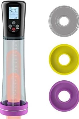Electric Penis Pump Enlargers Vacuum With 4 Automatic Intensities Manual Mode For Any Intensities With 3 Different Size Sleeves Rechargeable Enlargement Extend Pump Male Masturbation