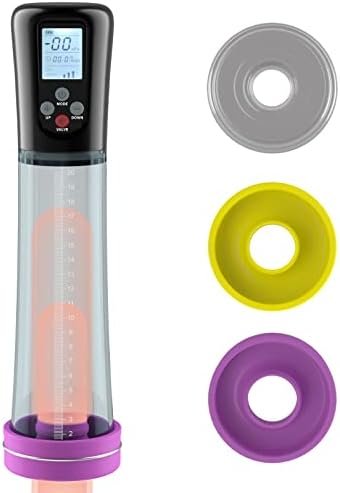 Electric Penis Pump Enlargers Vacuum With 4 Automatic Intensities Manual Mode For Any Intensities With 3 Different Size Sleeves Rechargeable Enlargement Extend Pump Male Masturbation