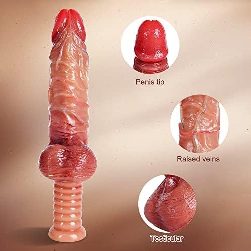 Lifelike 8 Inch Silicone Realistic Dildo - Soft And Smooth Fake Penis Adult Sex Toy For Beginners, Perfect Handel Dildo For Shower Play - Image 2