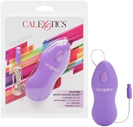 Calexotics Whisper Micro-Heated Bullet, Purple