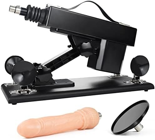 Sex Machine With Dildo And Suction Cup 3Xlr Connector Attachments,Automatic Thrusting Machine For Women And Men,Love Machine Device With Sex Toys