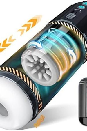 Automatic Male Masturbators Sex Toy For Men - Zemalia Male Sex Toys Men Masturbators Cup With 8 Thrusting & Rotating And 5 Vibrations - Blowjob Stroker Male Self Pleasure Adult Toys