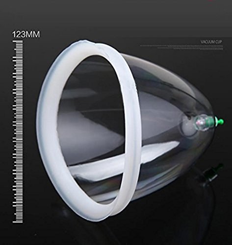 Woman Breast Pump Enlargement Cup Twin 2 Suction Cup With Manual Pump Set Body Cupping Massager Breast Feeding Pump - Image 3