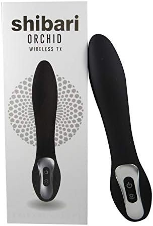 Shibari Orchid, Luxury 7-Speed Vibrator, Black - Image 2