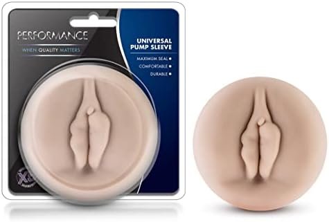 Performance Universal Replacement Pump Sleeve - For 2.75" To 3.25" Cylinder - Ultra Soft X5 Plus - Maximum Seal For Optimal Pump - Penis Enhancement Realistic Vagina Shaped Sex Toy Accessory For Men