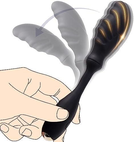 Bendable Anal Vibrator Prostate Massager With 9 Vibration Modes For Prostate Massaging Anal Butt G Spot Clitoris Stimulation,Rechargeable Anal Plug Adult Sex Toys For Men,Women And Couples