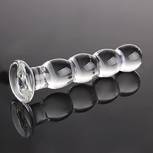 Wowlife Calabash Glass Dildo Crystal Pleasure Wand Anal Plug Dildos (Calabash) - Image 2