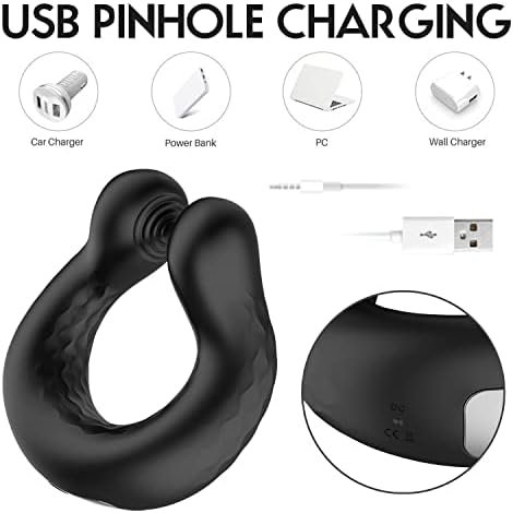 Remote Control Vibrating Cock Ring Penis Ring For Couples With 10 Vibration Modes,Enhance Delay Control Stronger Erection Stimulating Pleasure Adult Sex Toys Gift - Image 3