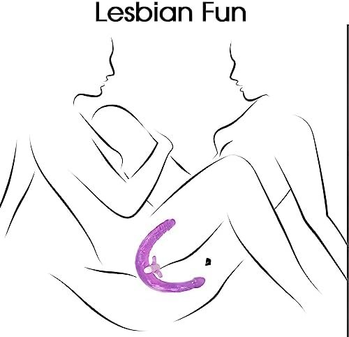 19 Inch Double Ended Dildo, Realistic Penis And Beads Flexible Double Dong Adult Sex Toys For Lesbian - Image 2