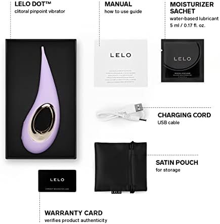 Lelo Dot Clitoral Pinpoint Vibrator For Women, Female Sex Toys With Elliptical Motion And 8 Pleasure Settings, Clitoris Stimulator Adult Toy, High Frequency Clitoral Vibrator, Lilac - Image 2