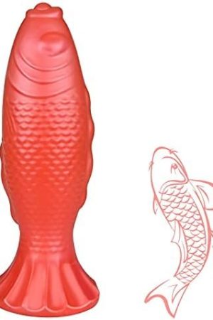 Sex Factory Realistic G-Spot Dildo Animal Penis Fish Shaped Butt Plug Anal Sex Toys With Suction Cup Prostate Massager Vaginal Stimulation For Male Female Masturbation (Transparent)