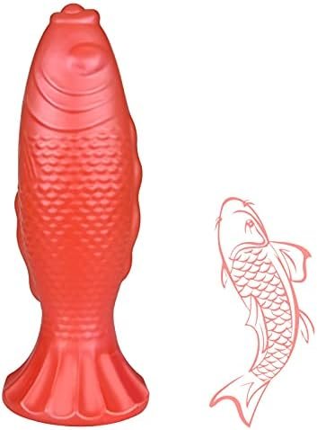 Sex Factory Realistic G-Spot Dildo Animal Penis Fish Shaped Butt Plug Anal Sex Toys With Suction Cup Prostate Massager Vaginal Stimulation For Male Female Masturbation (Transparent)