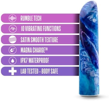 Limited Addiction Mesmerize Power Vibe - 10 Rumbletech Powered Deep Rumbly Vibration Settings - Satin Smooth Texture - Rechargeable - Ipx7 Waterproof - Clitoral Vibrator Massager Sex Toy For Him Her - Image 2