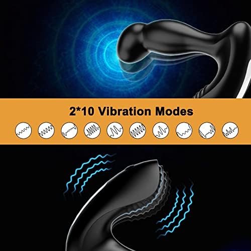 Prostate Massager Anal Vibrator - Wiggle Motion Anal Sex Toys With 5 Swing Motion & 10 Vibration Modes, Remote Control Vibrating Anal Butt Plug, Sex Toys For Men, Women, Couples Sexual Pleasures - Image 3