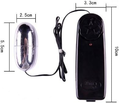 Chhr Black Mini G-Spot Stimulator Stimulation Sex Love Egg Strong Vibration Bullet Silver Vibrator Orgasm Egg Vibe Unisex Sex Toys Sex Vibe - Image 2