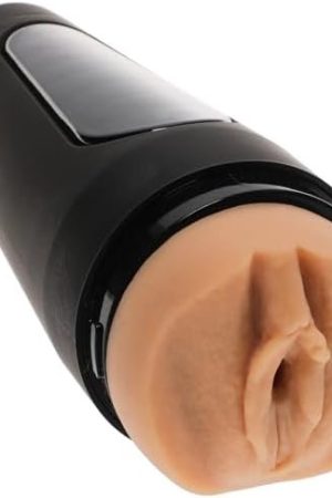 Doc Johnson Main Squeeze - Cory Chase - Ultraskyn Stroker - Squeeze Plate For Precise Pressure - Twist End Cap To Control Suction - Discreet Premium Stroker - Male Masturbator, Vagina, Vanilla