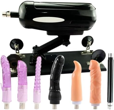 Fredorch Automatic Sex Machine Sex Toys,Thrusting Machines For Men Women,Love Machine Device Gun With Handle Sucker Dildo Attachments (Love Machine For Women)