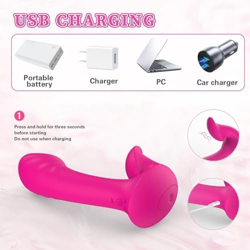 Women G-Spot Large Dildo Toy With App & Remote Control Dildo For Women Waterproof Adult Sex Toys Tongue Licking Vibrator Hand Held Wearable Clitoral Stimulator Vibrator For Couples Personal Massager - Image 3