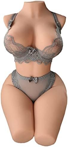 Sex Doll Male Masturbator Stroker With Big Boobs, Jaspik Female Torso Love Doll Lifelike Pussy Ass W/ Tight Vaginal Anal And 3D Breast, Realistic Adult Sex Toy For Men Masturbation, 18.3 Lb
