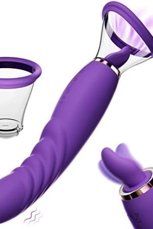 Kstasn Vibrators Sex Toys - Female Clit & G Spot Vibrators With Double Flapping - High Frequency Personal Massager Wand Adult Sensory Toy 3 Silicone Heads Pink