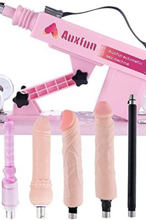 Auxfun Sex Machine For Women Thrusting Dildo Machines Automatic Powerful Love Machine For Men With 7 Attacments 3Xlr Machines Connector For Couple Adult Toy
