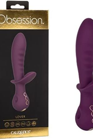 Calexotics Obsession Lover Vibrator – Premium Rechargeable Silicone Rabbit Massager Sex Toy For Women - Purple