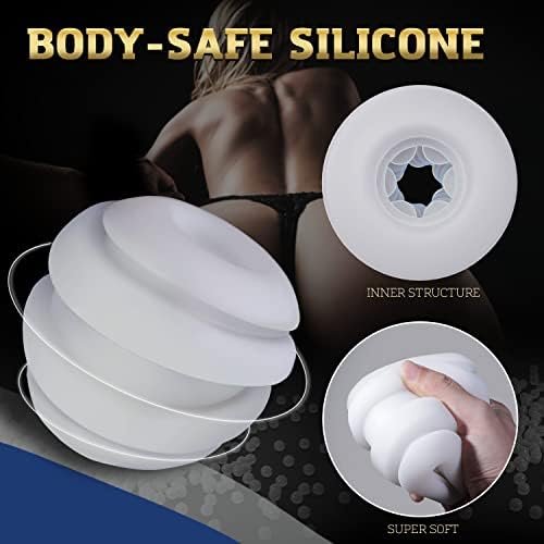 Manual Sucking Male Masturbator - Portable Pocket Pussies Male Stroker Adult Sex Toys, Open-Ended Bumpy Texture Blowjob Fake Pussy With A Removable Case, Sex Toys For Men Pleasure - Image 3