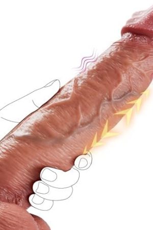 Lubisey 10.43" Large Thrusting Vibrating Dildo, Realistic Big Dildo Vibrator With 6 Thrust Speeds & 10 Vibrations, G Spot Sex Toy For Men And Women With Suction Cup Massive Dildo For Anal And Vagina