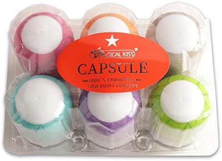 Gmg Capsule Masturbator (6Pcs/Pack), Multi, (Xlk002)