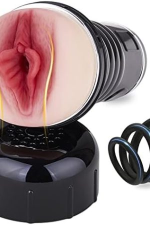 Male Masturbators 3D Realistic Adult Toy, Men'S Sex Doll Ultra-Soft Silicone Sleeve Pleasure Sex Toys Pocket Stroker With Lifelike Textured For Men Black
