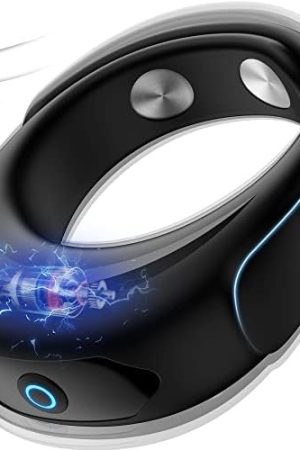 Vibrating Penis Ring, Amortoy Adjustable Silicone Cock Rings Vibrator With 10 Intense Vibration Modes For Longer & Stronger Erection Male Sex Toys For Men, Vibrating Cock Ring Adult Sex Toys & Games